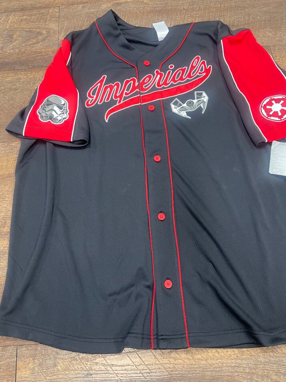 Disney Parks Star Wars Imperials Troopers 77 Baseball Jersey NWT 3XL